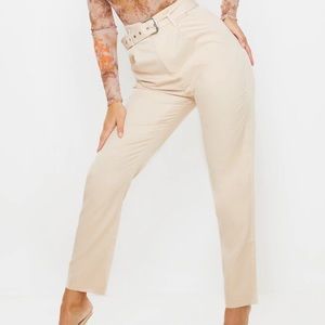 Tone Belted Tapered Leg Pants